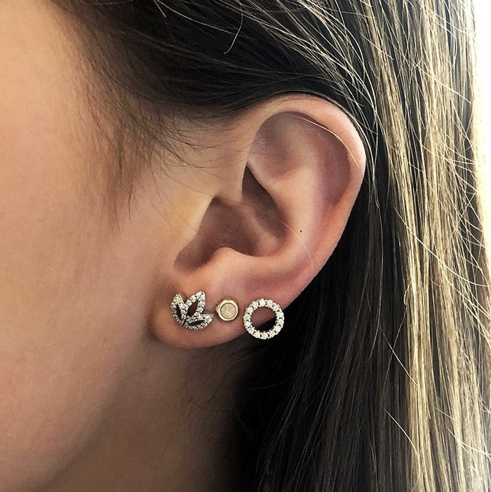 Share 188+ leaf earrings rose gold latest